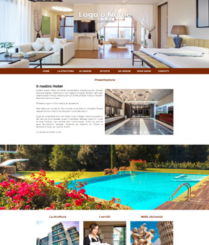 sito web per albergo mod. 10040