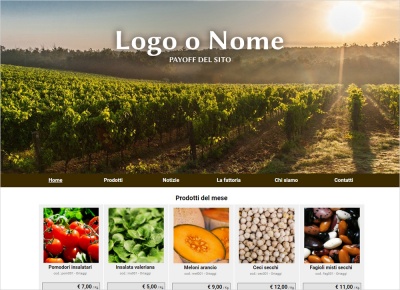 sito web azienda agricola 