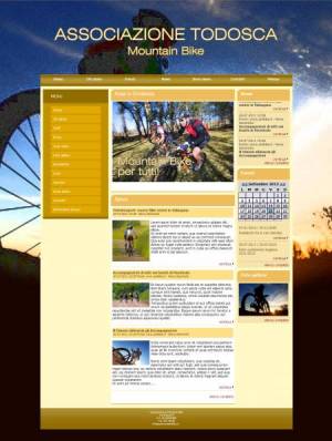 sito per società mountain bike template