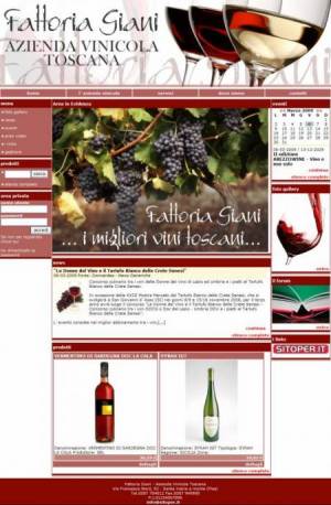 sito per azienda vinicola template