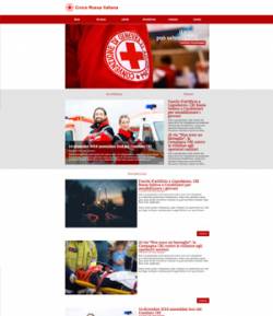 sito web croce rossa template 