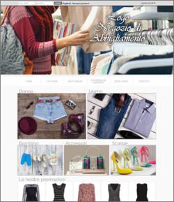sito web negozio abbigliamento ecommerce template 10028