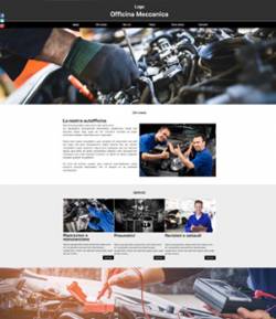 sito web officina meccanica template 10070