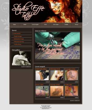sito web studio tatoo template