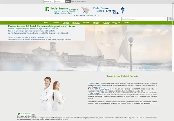 sito web federfarma livorno