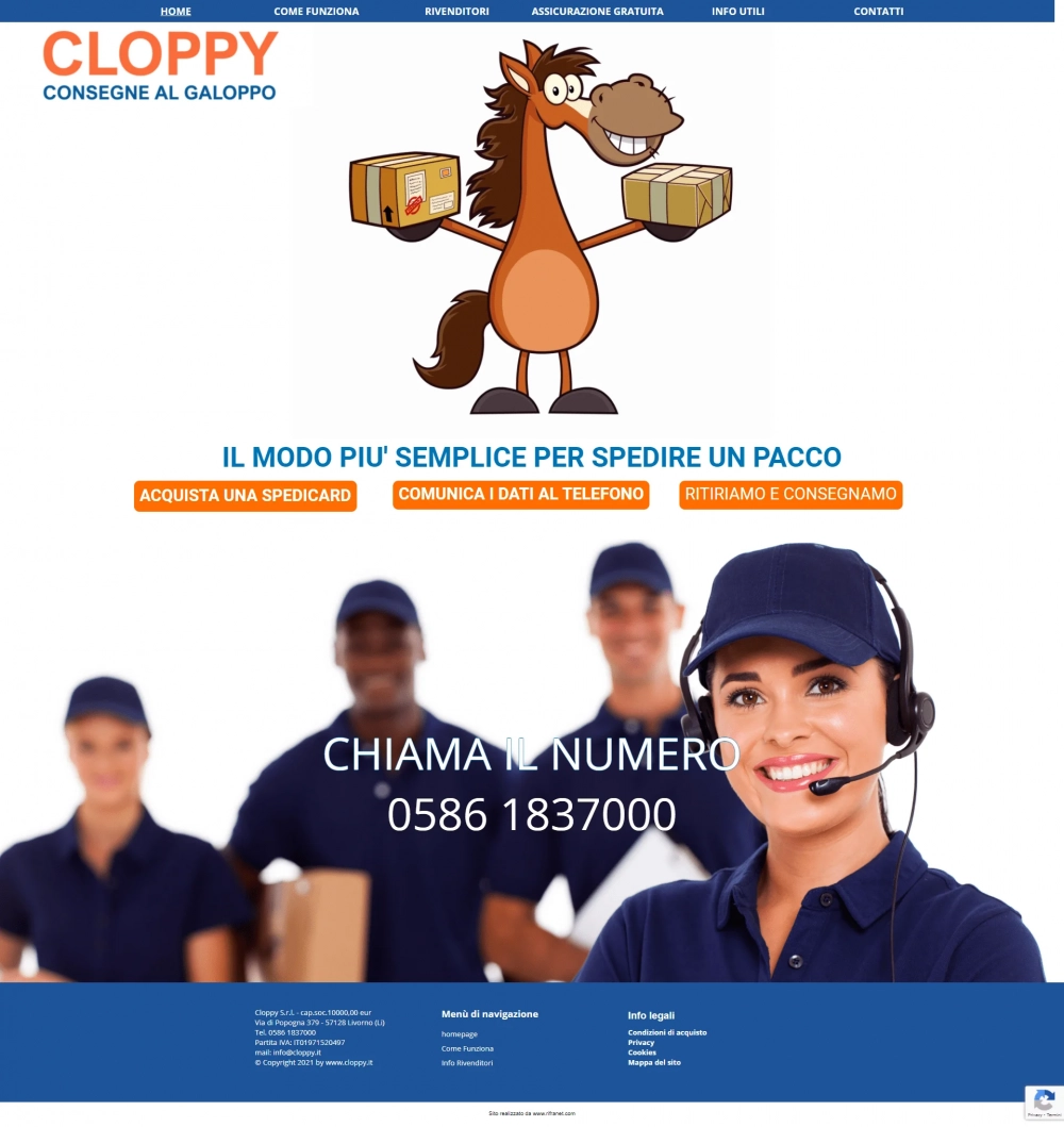 sito web spedizioni online cloppy.it