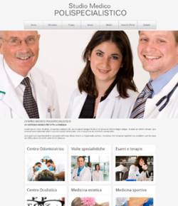 sito web studio medico template 10008
