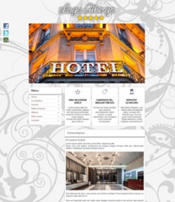 sito web albergo template 10041
